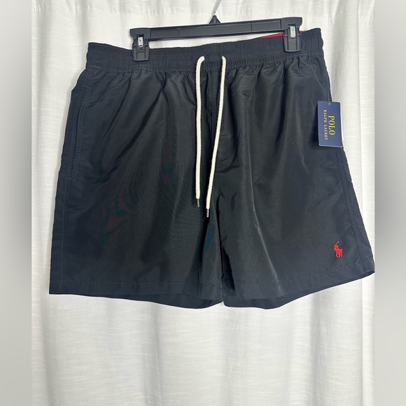 Men’s Ralph Lauren Black Swim Trunks Size XL - Picture 1 of 3